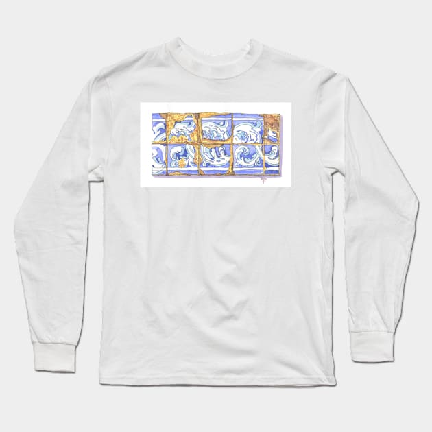 tiles II Long Sleeve T-Shirt by terezadelpilar